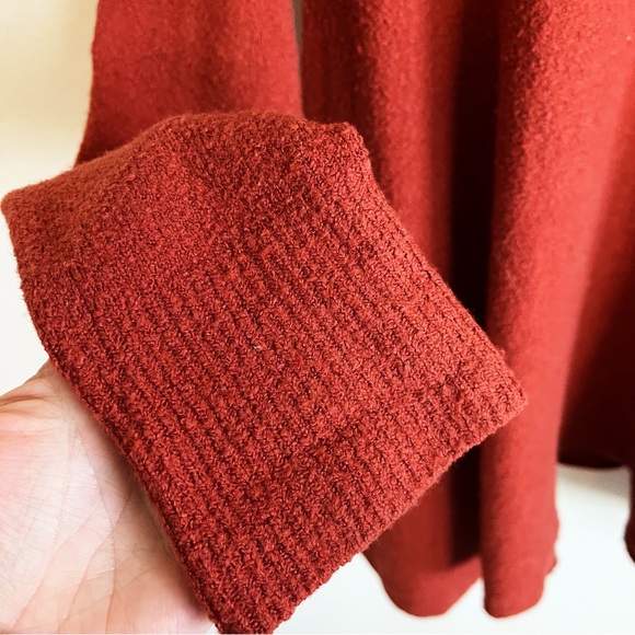 Free People Drape Drape Turtleneck Sunset Sweater M - Picture 9 of 12